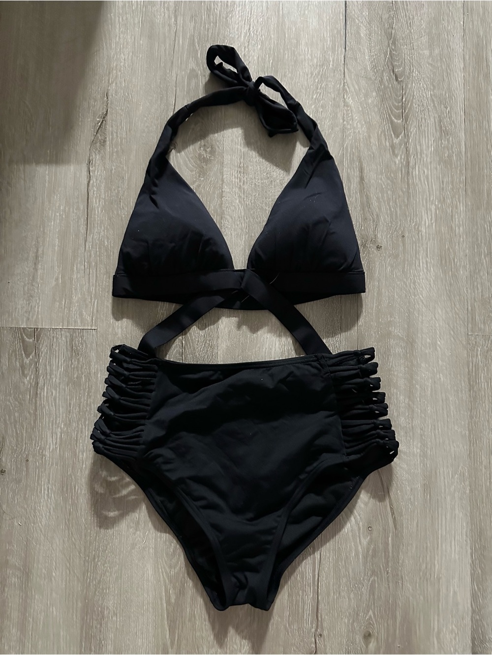 Bikini Set with High-waited Bottom